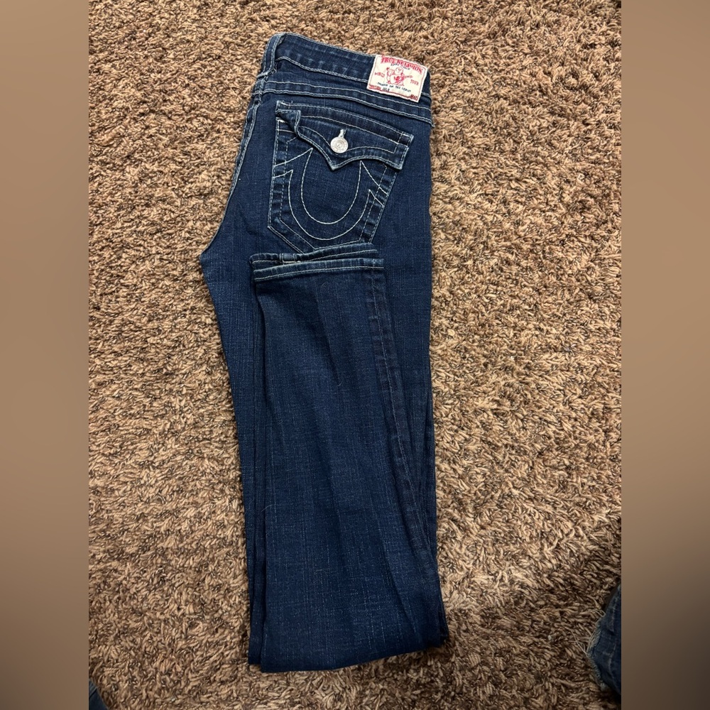 True Religion Dark Blue Skinny Jeans